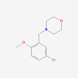 4-[(5-Bromo-2-methoxyphenyl)methyl]morpholineͼƬ