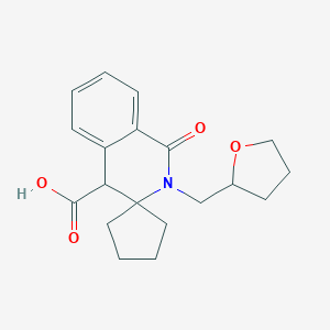 1'-Oxo-2'-(tetrahydrofuran-2-ylmethyl)-1',4'-dihydro-2'H-spiro[cyclopentane-1,3'-isoquinoline]-4'-carboxylic acidͼƬ