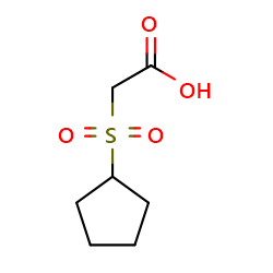 2-(cyclopentanesulfonyl)aceticacid图片