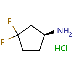 (1S)-3,3-difluorocyclopentan-1-aminehydrochloride图片