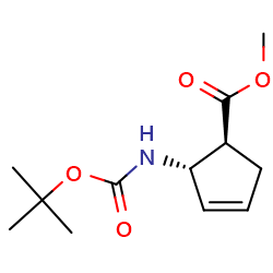 trans-2-tert-butoxycarbonylamino-cyclopent-3-enecarboxylicacidmethylesterͼƬ