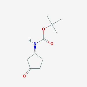 N-[(1S)-3-氧代环戊基]氨基甲酸叔丁酯图片