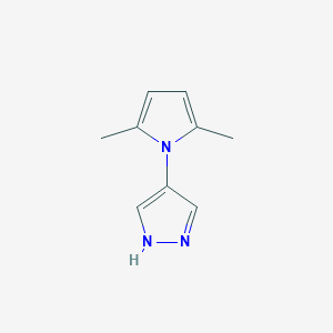 4-(2,5-Dimethyl-1H-pyrrol-1-yl)-1H-pyrazole图片