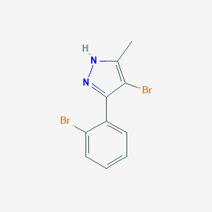 4-Bromo-3-(2-bromophenyl)-5-methyl-1H-pyrazoleͼƬ