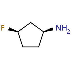 (1S,3R)-3-fluorocyclopentan-1-amine图片