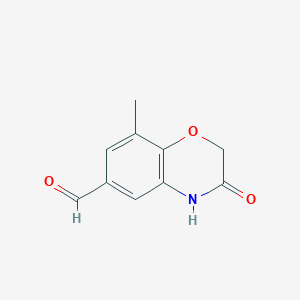 3-hydroxy-8-methyl-2H-1,4-benzoxazine-6-carbaldehydeͼƬ