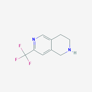 7-(trifluoromethyl)-1,2,3,4-tetrahydro-2,6-naphthyridineͼƬ