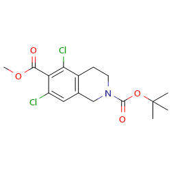 2-tert-butyl6-methyl5,7-dichloro-1,2,3,4-tetrahydroisoquinoline-2,6-dicarboxylateͼƬ