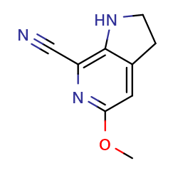 5-methoxy-1H,2H,3H-pyrrolo[2,3-c]pyridine-7-carbonitrileͼƬ