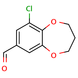 9-chloro-3,4-dihydro-2H-1,5-benzodioxepine-7-carbaldehyde图片