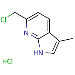 6-(chloromethyl)-3-methyl-1H-pyrrolo[2,3-b]pyridinehydrochloride图片