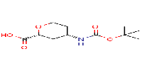 (2R,4S)-4-(tert-butoxycarbonylamino)tetrahydropyran-2-carboxylicacidͼƬ