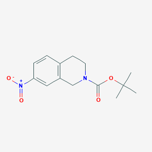 tert-butyl 7-nitro-1,2,3,4-tetrahydroisoquinoline-2-carboxylateͼƬ