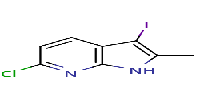 6-chloro-3-iodo-2-methyl-1H-pyrrolo[2,3-b]pyridineͼƬ