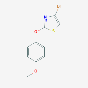 4-Bromo-2-(4-methoxyphenoxy)thiazole图片