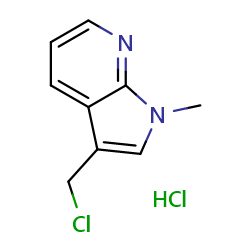 3-(chloromethyl)-1-methyl-pyrrolo[2,3-b]pyridinehydrochloride图片