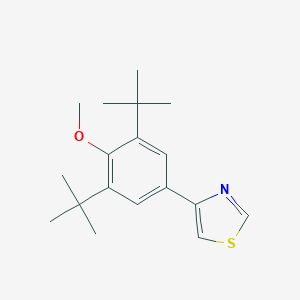 4-(3,5-Ditert-butyl-4-methoxyphenyl)-1,3-thiazole图片