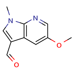 5-methoxy-1-methyl-1H-pyrrolo[2,3-b]pyridine-3-carbaldehydeͼƬ