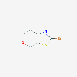 2-Bromo-6,7-dihydro-4H-pyrano[4,3-d]thiazoleͼƬ