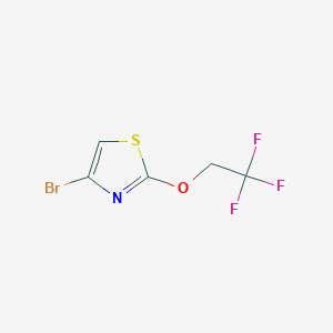 4-Bromo-2-(2,2,2-trifluoroethoxy)-1,3-thiazoleͼƬ