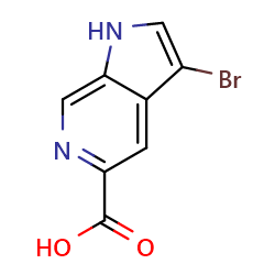 3-bromo-1H-pyrrolo[2,3-c]pyridine-5-carboxylicacidͼƬ