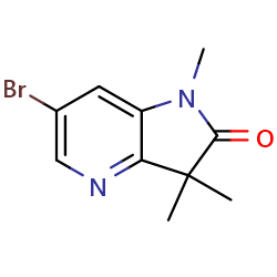 6-bromo-1,3,3-trimethyl-1H,2H,3H-pyrrolo[3,2-b]pyridin-2-oneͼƬ