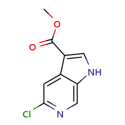 methyl5-chloro-1H-pyrrolo[2,3-c]pyridine-3-carboxylateͼƬ