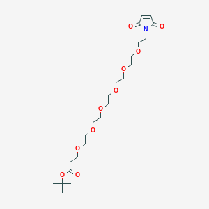 tert-butyl 1-(2,5-dioxo-2,5-dihydro-1H-pyrrol-1-yl)-3,6,9,12,15,18-hexaoxahenicosan-21-oate图片