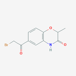 6-(2-bromoacetyl)-2-methyl-3,4-dihydro-2H-1,4-benzoxazin-3-oneͼƬ