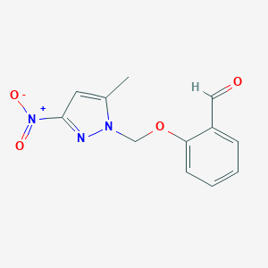 2-[(5-methyl-3-nitro-1H-pyrazol-1-yl)methoxy]benzaldehydeͼƬ