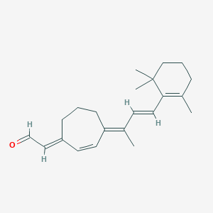 (2Z)-2-[(4E)-4-[(2E)-1-Methyl-3-(2,6,6-trimethyl-1-cyclohexen-1-yl)-2-propen-1-ylidene]-2-cyclohepten-1-ylidene]acetaldehydeͼƬ