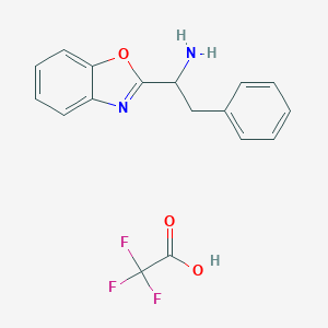 1-(1,3-benzoxazol-2-yl)-2-phenylethan-1-amine trifluoroacetic acid图片