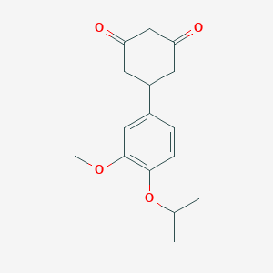 5-(4-isopropoxy-3-methoxyphenyl)cyclohexane-1,3-dioneͼƬ