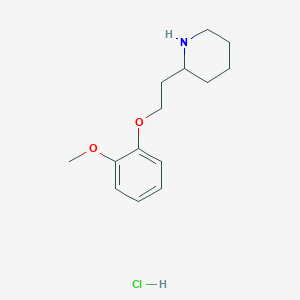 2-Methoxyphenyl 2-(2-piperidinyl)ethyl etherhydrochlorideͼƬ