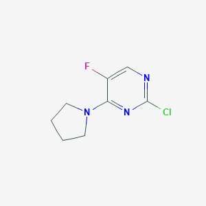 2-chloro-5-fluoro-4-(1-pyrrolidinyl)pyrimidineͼƬ