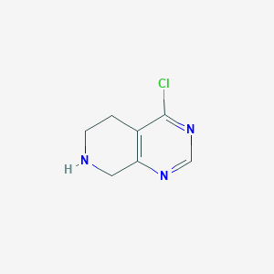 4-Chloro-5,6,7,8-tetrahydropyrido[3,4-d]pyrimidineͼƬ