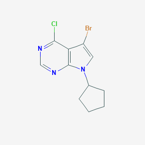 5-Bromo-4-chloro-7-cyclopentyl-7H-pyrrolo[2,3-d]pyrimidineͼƬ