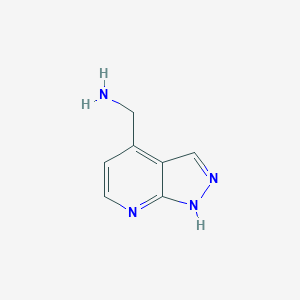 (1H-Pyrazolo[3,4-b]pyridin-4-yl)methanamineͼƬ