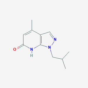 4-methyl-1-(2-methylpropyl)-1H,2H,6H-pyrazolo[3,4-b]pyridin-6-oneͼƬ