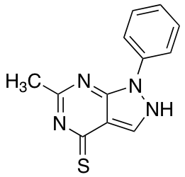 6-Methyl-1-phenyl-1H-pyrazolo[3,4-d]pyrimidine-4-thiol图片