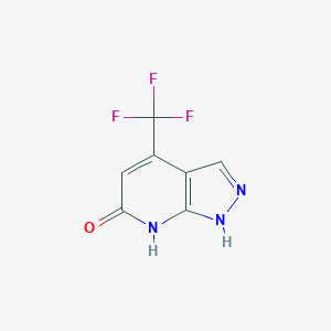 4-(trifluoromethyl)-1H-pyrazolo[3,4-b]pyridin-6-ol图片