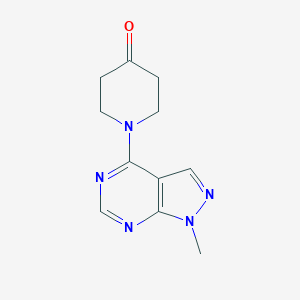 1-{1-Methyl-1H-pyrazolo[3,4-d]pyrimidin-4-yl}piperidin-4-oneͼƬ