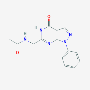 N-((4-Oxo-1-phenyl-4,7-dihydro-1H-pyrazolo[3,4-d]pyrimidin-6-yl)methyl)acetamideͼƬ