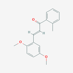 (2E)-3-(2,5-dimethoxyphenyl)-1-(2-methylphenyl)prop-2-en-1-oneͼƬ