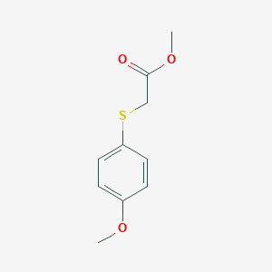 Methyl 2-(4-methoxyphenyl)sulfanylacetateͼƬ