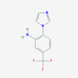 2-(1H-Imidazol-1-yl)-5-(trifluoromethyl)anilineͼƬ