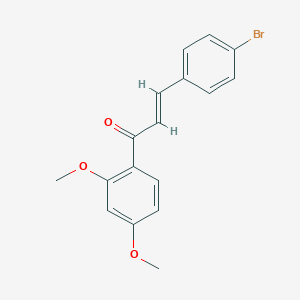 (2E)-3-(4-bromophenyl)-1-(2,4-dimethoxyphenyl)prop-2-en-1-oneͼƬ