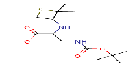 methyl3-{[(tert-butoxy)carbonyl]amino}-2-[(2,2-dimethylthietan-3-yl)amino]propanoateͼƬ