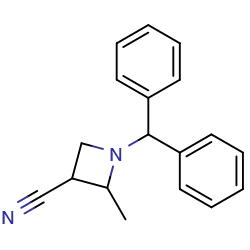 1-(diphenylmethyl)-2-methylazetidine-3-carbonitrileͼƬ