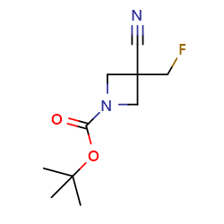 tert-butyl3-cyano-3-(fluoromethyl)azetidine-1-carboxylateͼƬ